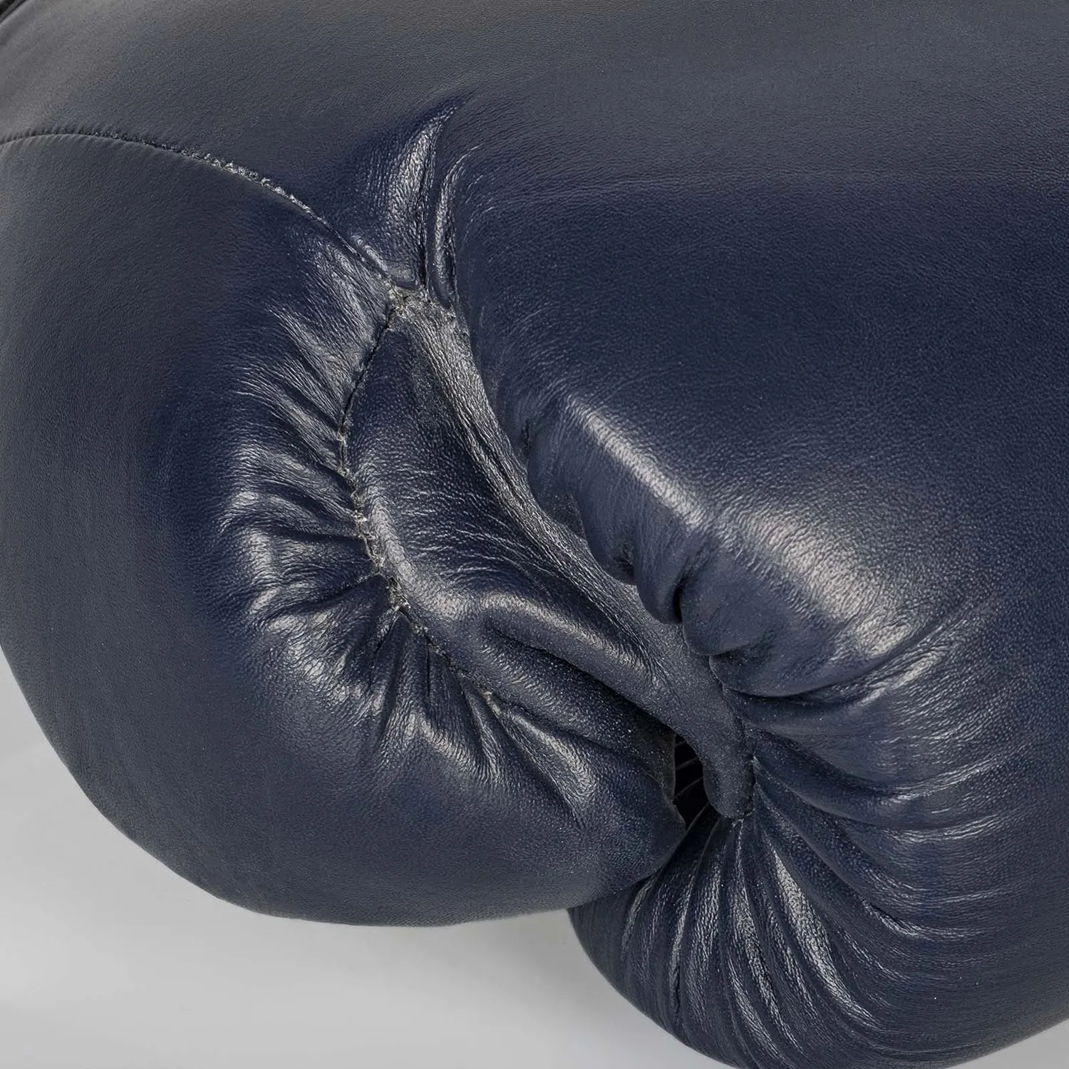 Paffen Sport Pro Klett gants boxe cuir 12 oz bleu sparring