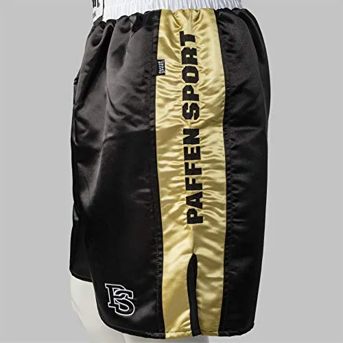 Paffen Sport Pro Mexican short de boxe S noir or compétition