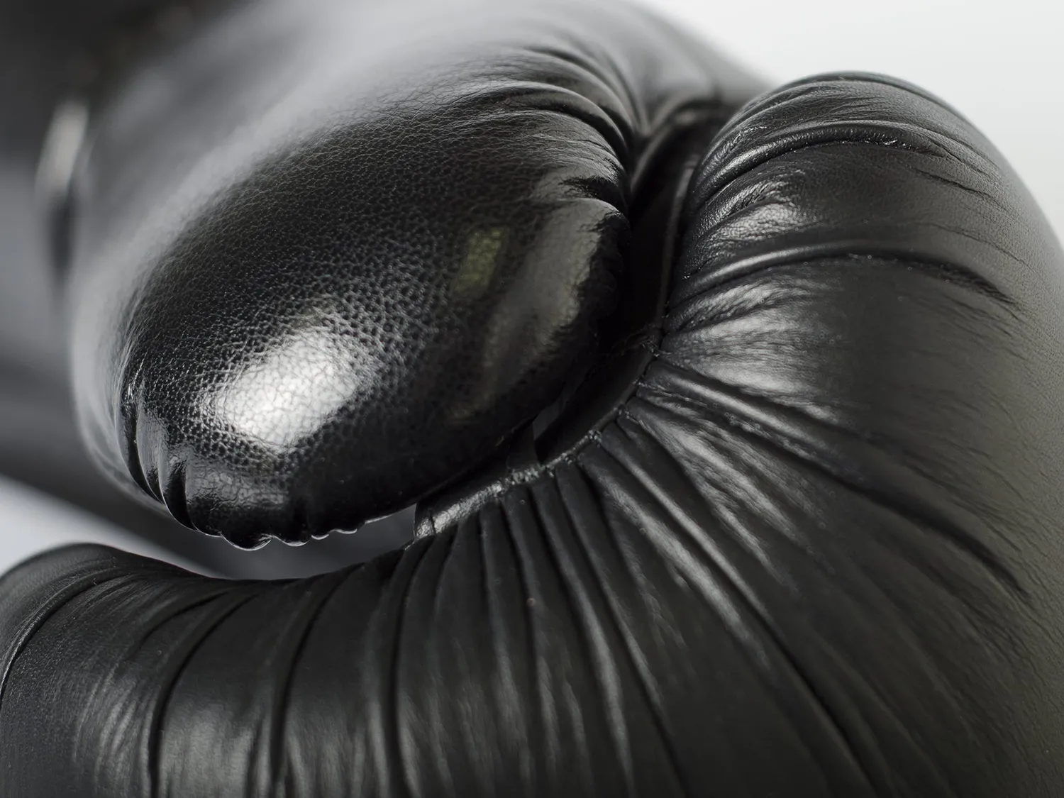 Paffen Sport Black Logo gants de boxe 12 oz cuir sparring