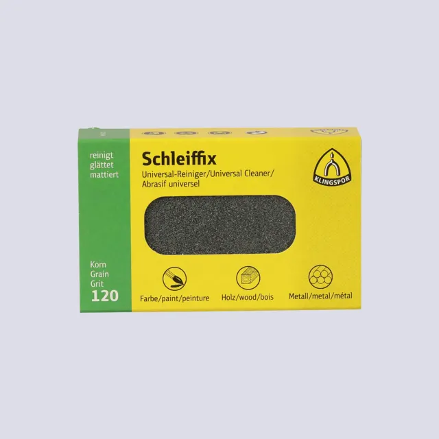 Schleiffix gomme abrasive grain 120 lames acier 80mm