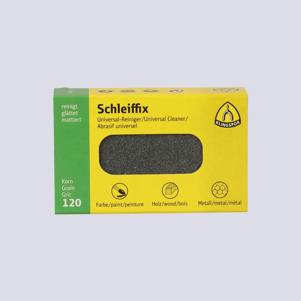 Schleiffix gomme abrasive grain 120 lames acier 80mm
