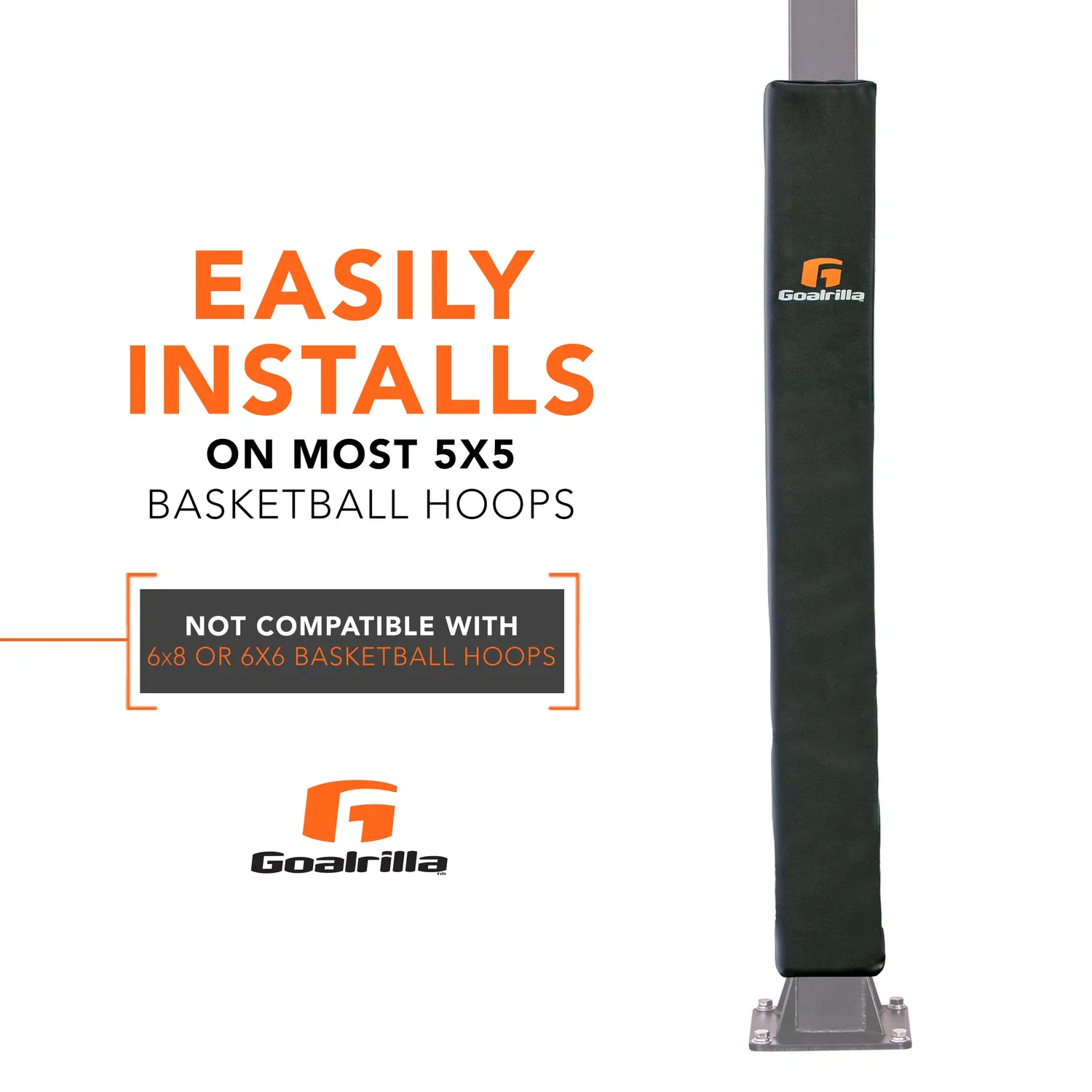 Goalrilla Square protection poteau basket 5x5 mousse