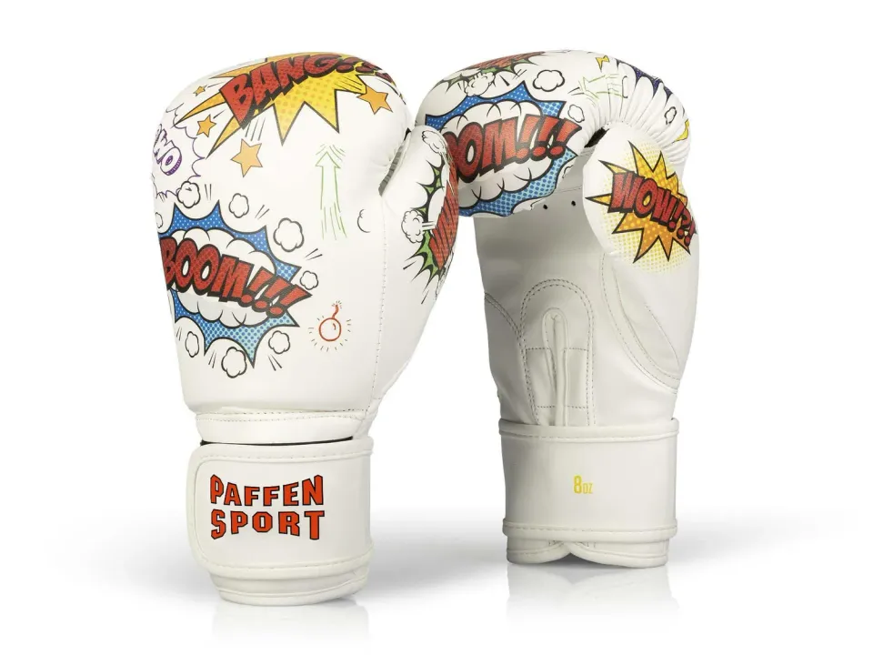 Paffen Sport Kids Comic gants boxe enfant 6 oz blanc