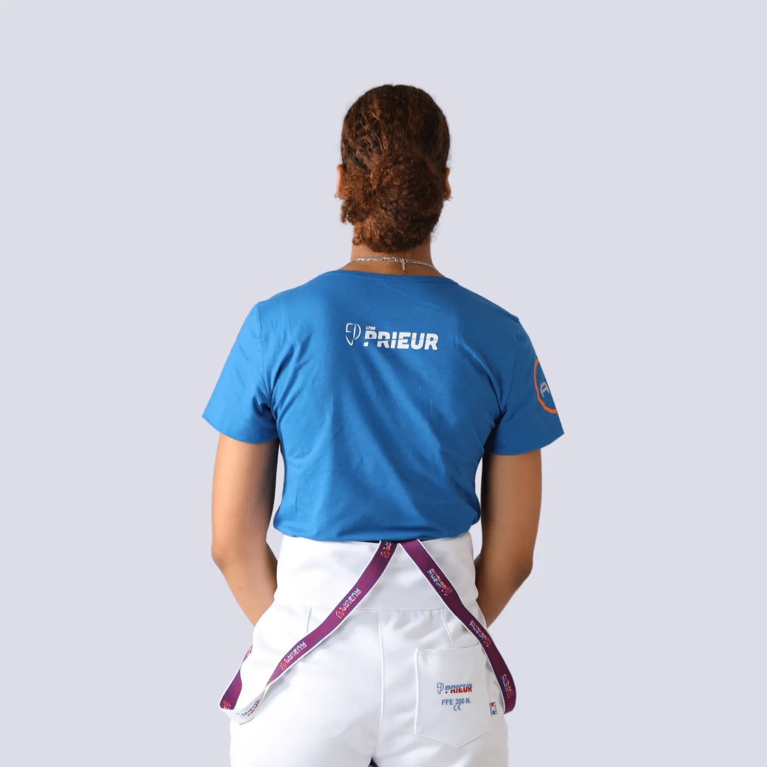 Prieur AG+ tee-shirt argent femme coton