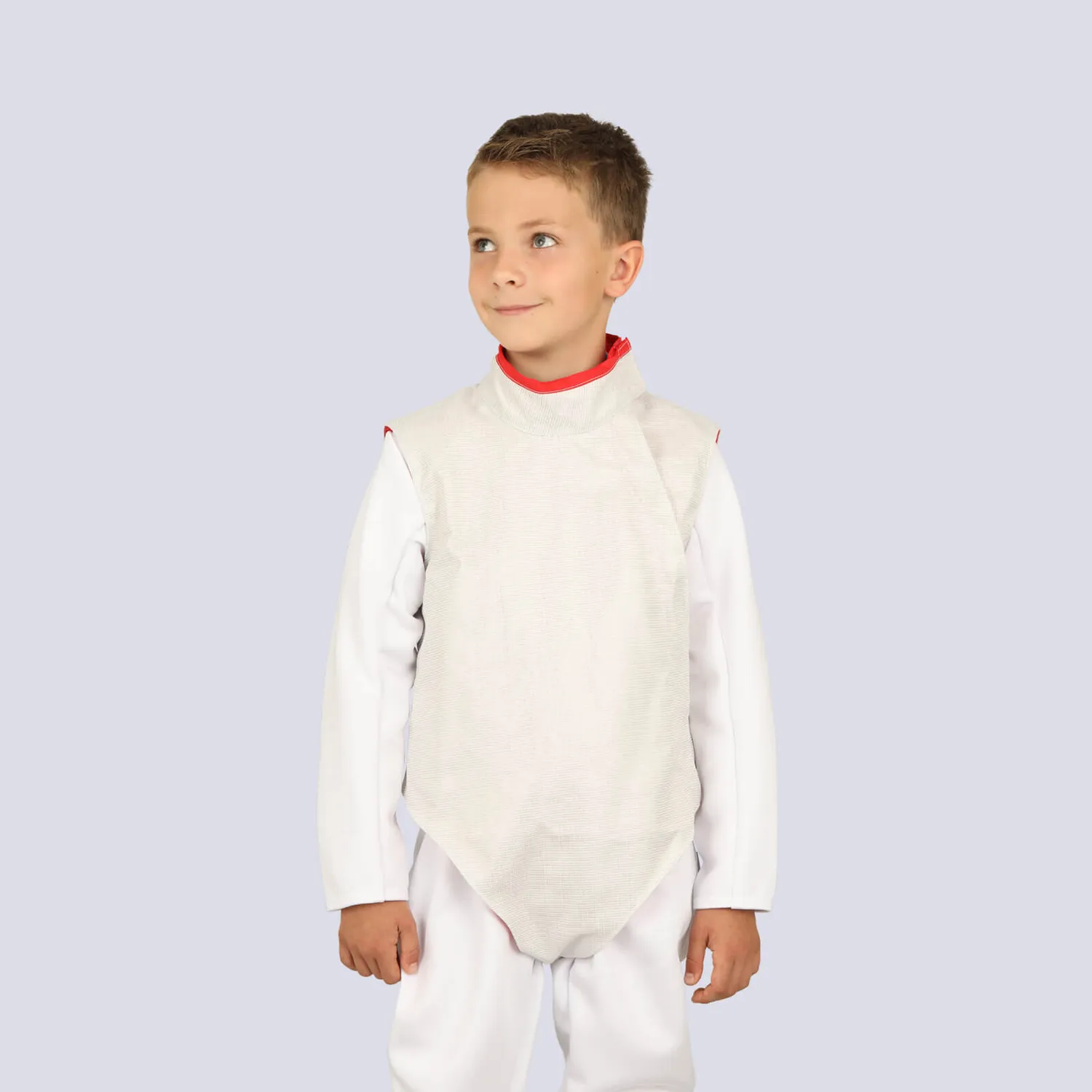 Prieur cuirasse électrique fleuret enfant lamé nickel