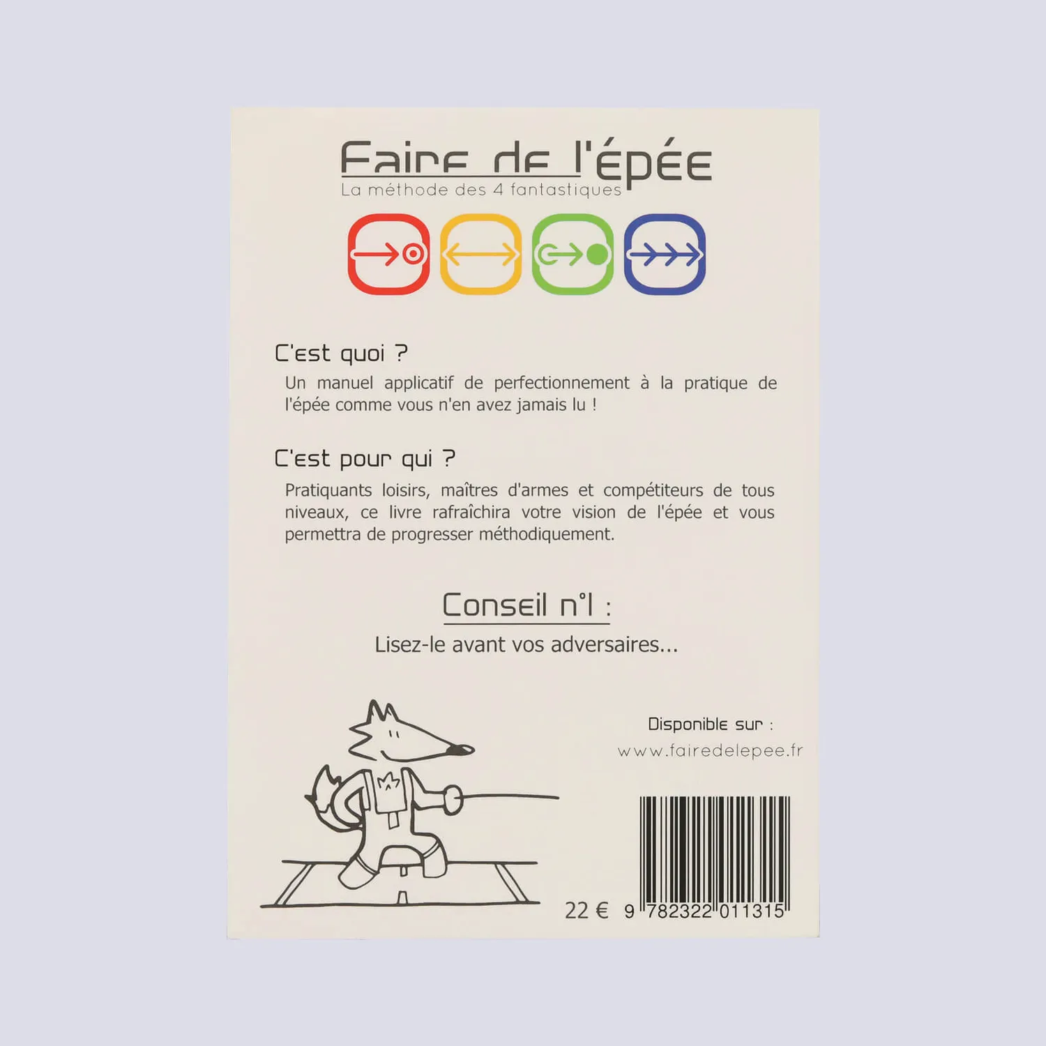Prieur livre épée méthode des 4 fantastiques