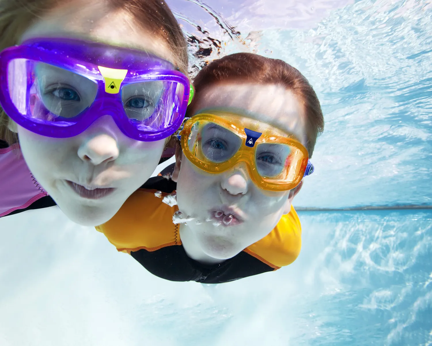 Aquasphere Seal Kid lunettes piscine transparent verres bleus