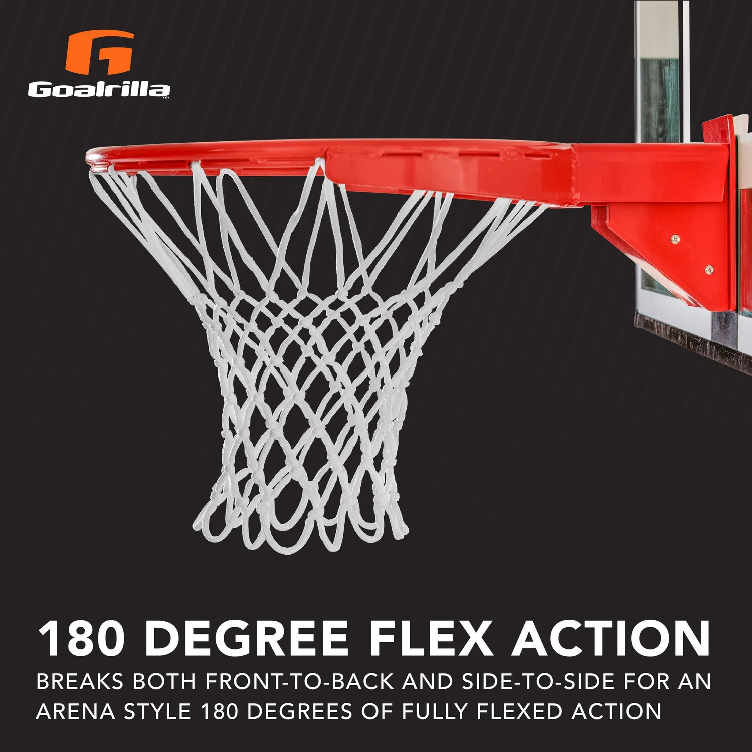 Goalrilla 180 cercle basket breakaway flexible intérieur extérieur