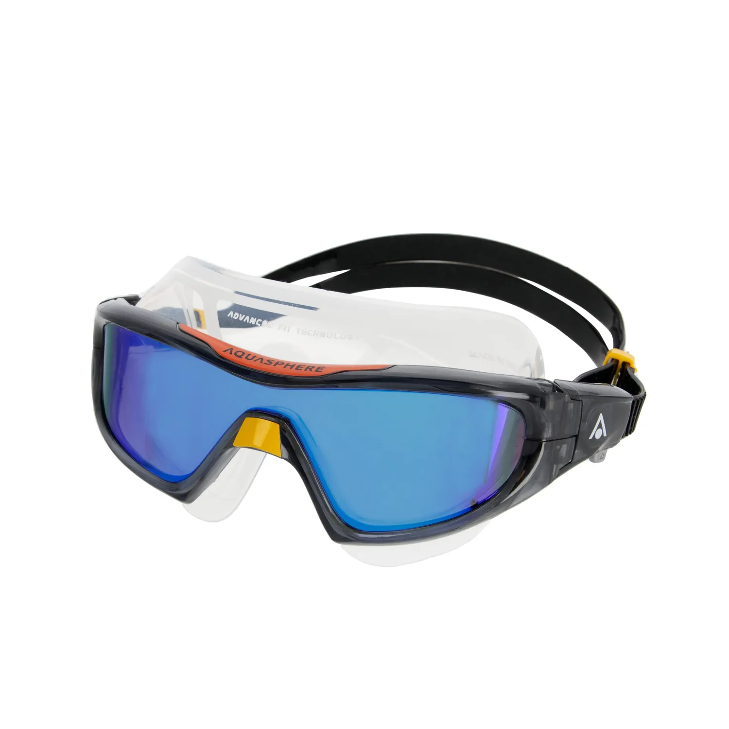 Aquasphere Vista Pro masque natation transparent miroir bleu