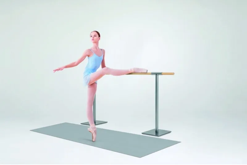 Dinamica Ballet Prima barre de ballet 1,5m + tapis Ondine portable