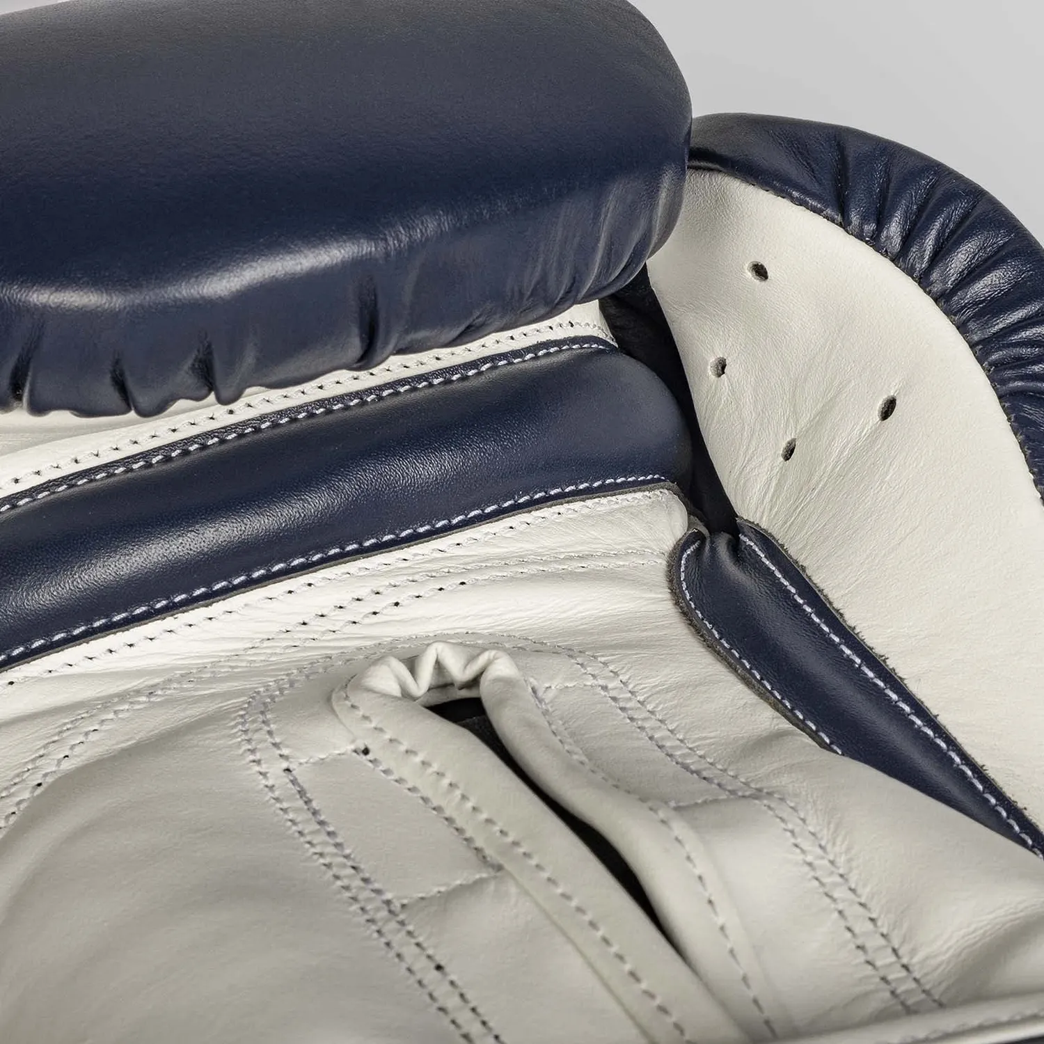 Paffen Sport Pro Klett gants boxe cuir 12 oz bleu sparring