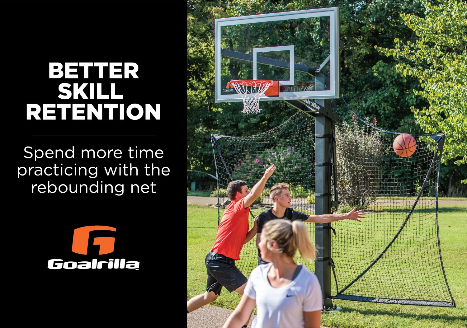 Goalrilla Yard Guard filet pare-ballons panier 12 pieds