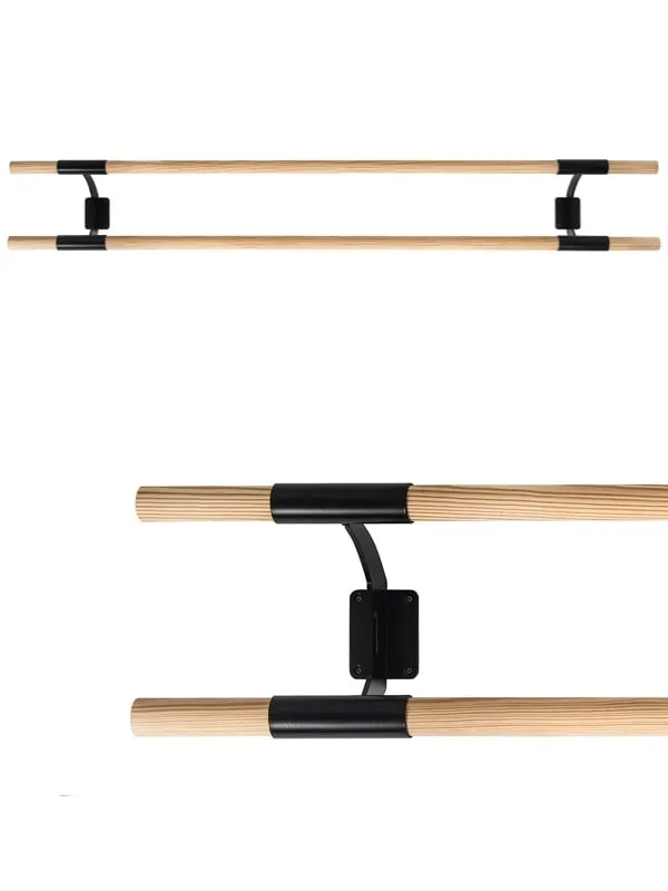 Dinamica Ballet Arabesque Double Black barre danse murale double noire