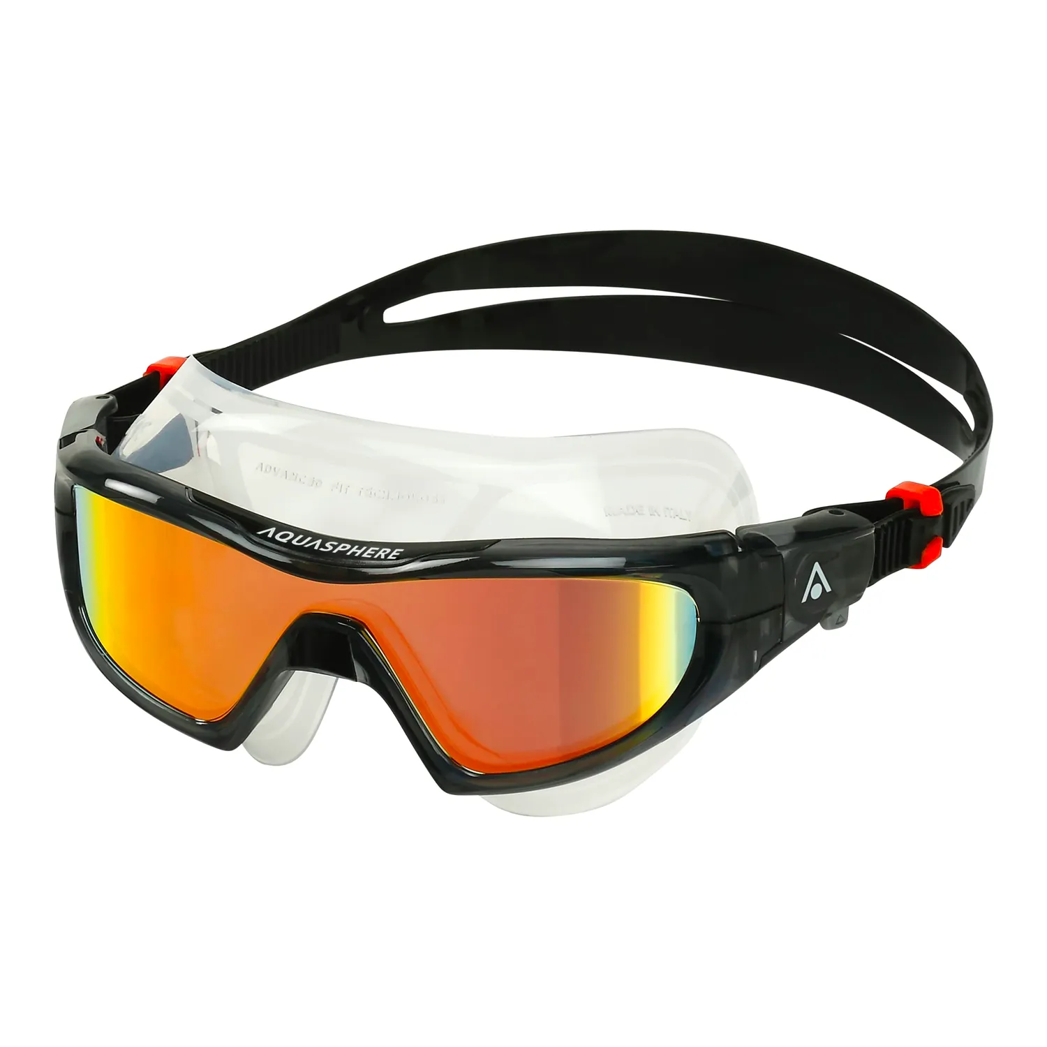 Aquasphere Vista Pro masque natation transparent miroir bleu