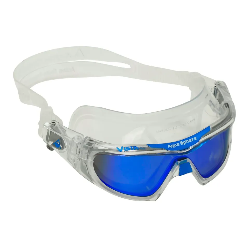 Aquasphere Vista Pro masque natation transparent miroir bleu