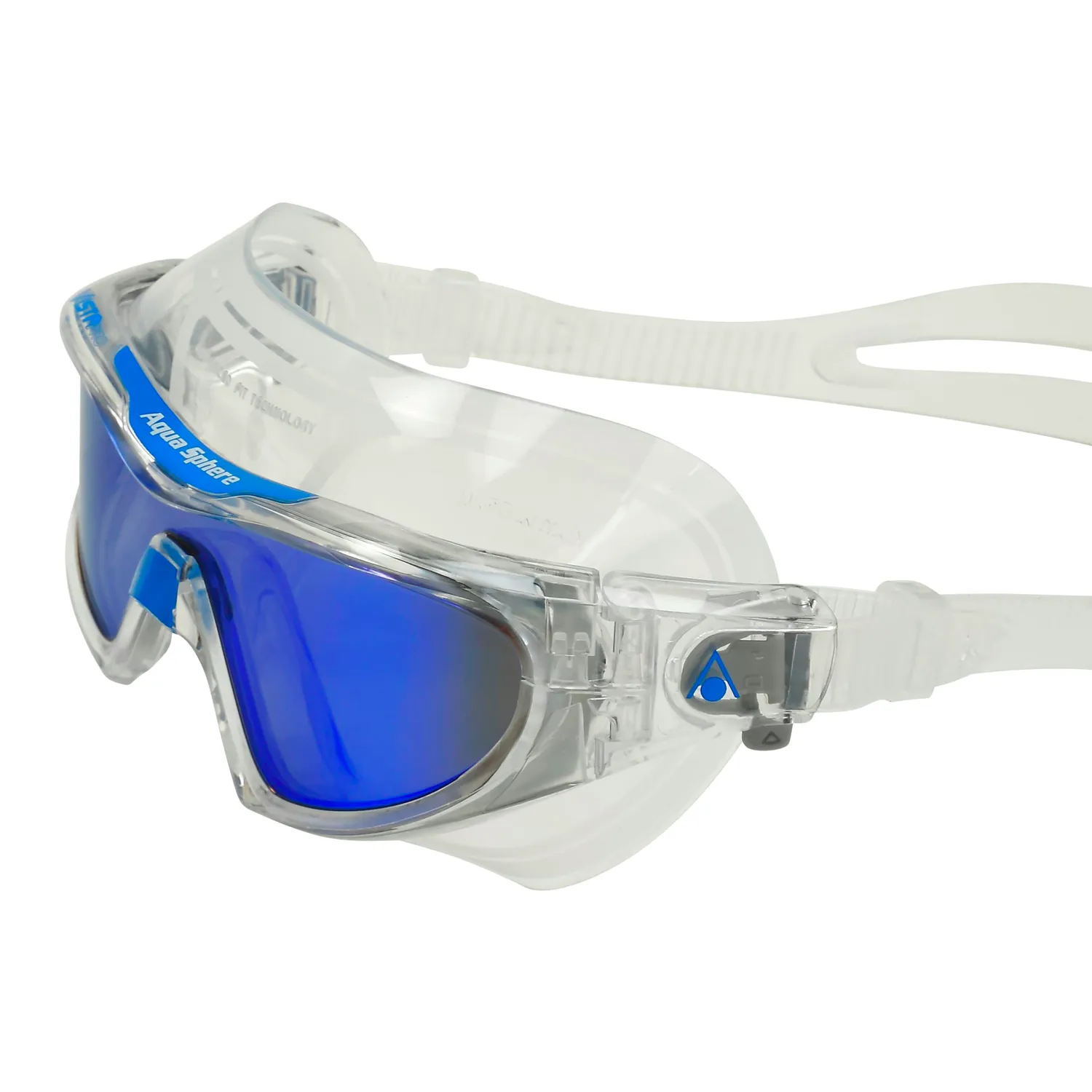 Aquasphere Vista Pro masque natation transparent miroir bleu