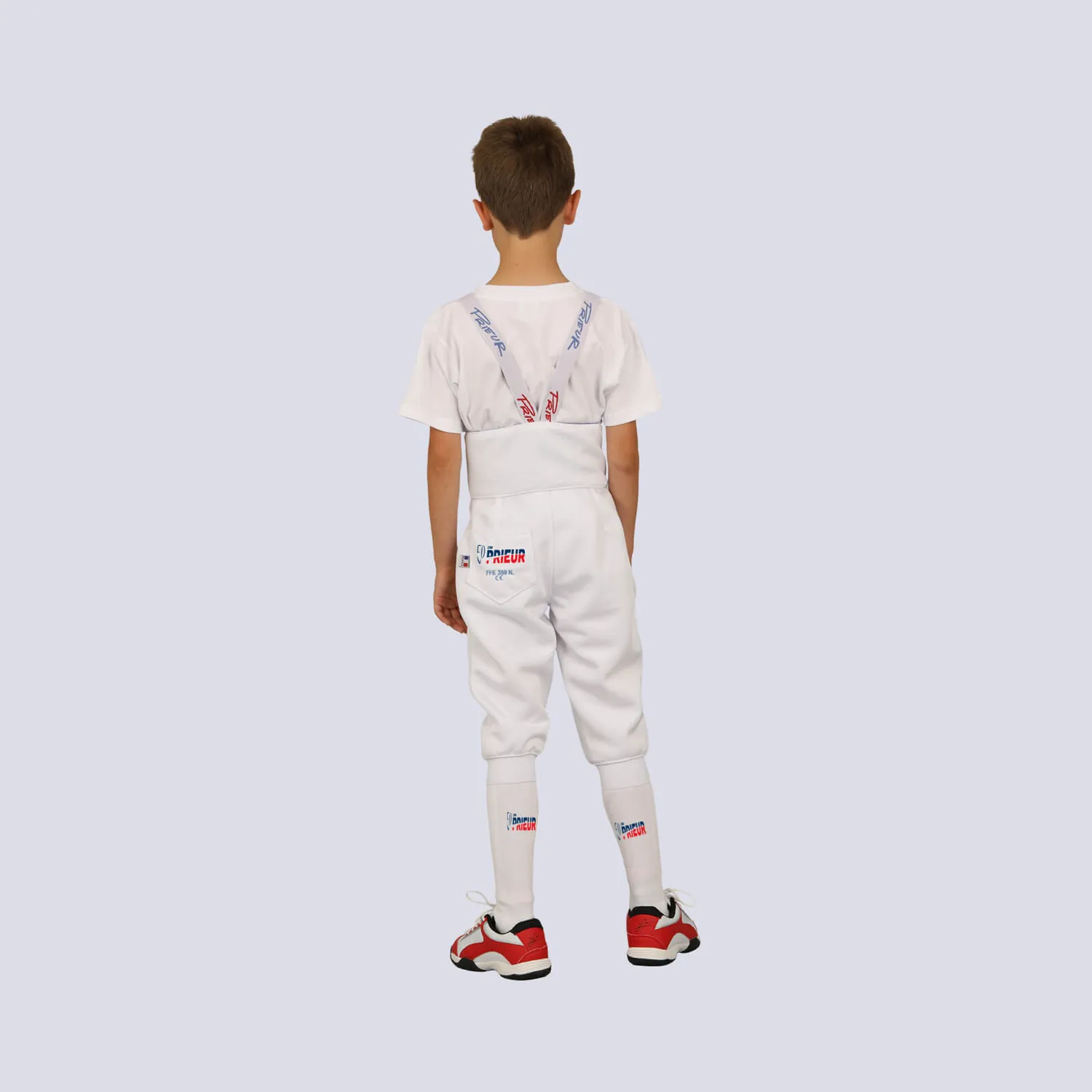 Prieur pantalon escrime enfant 350N 3 armes bretelles