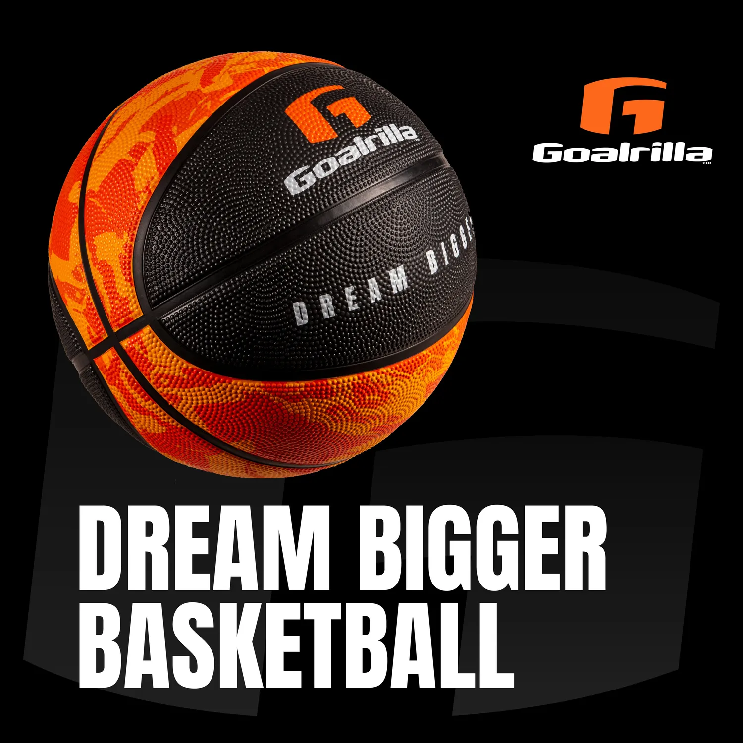 Goalrilla Dream Bigger ballon basket taille 7 caoutchouc 29,5 pouces