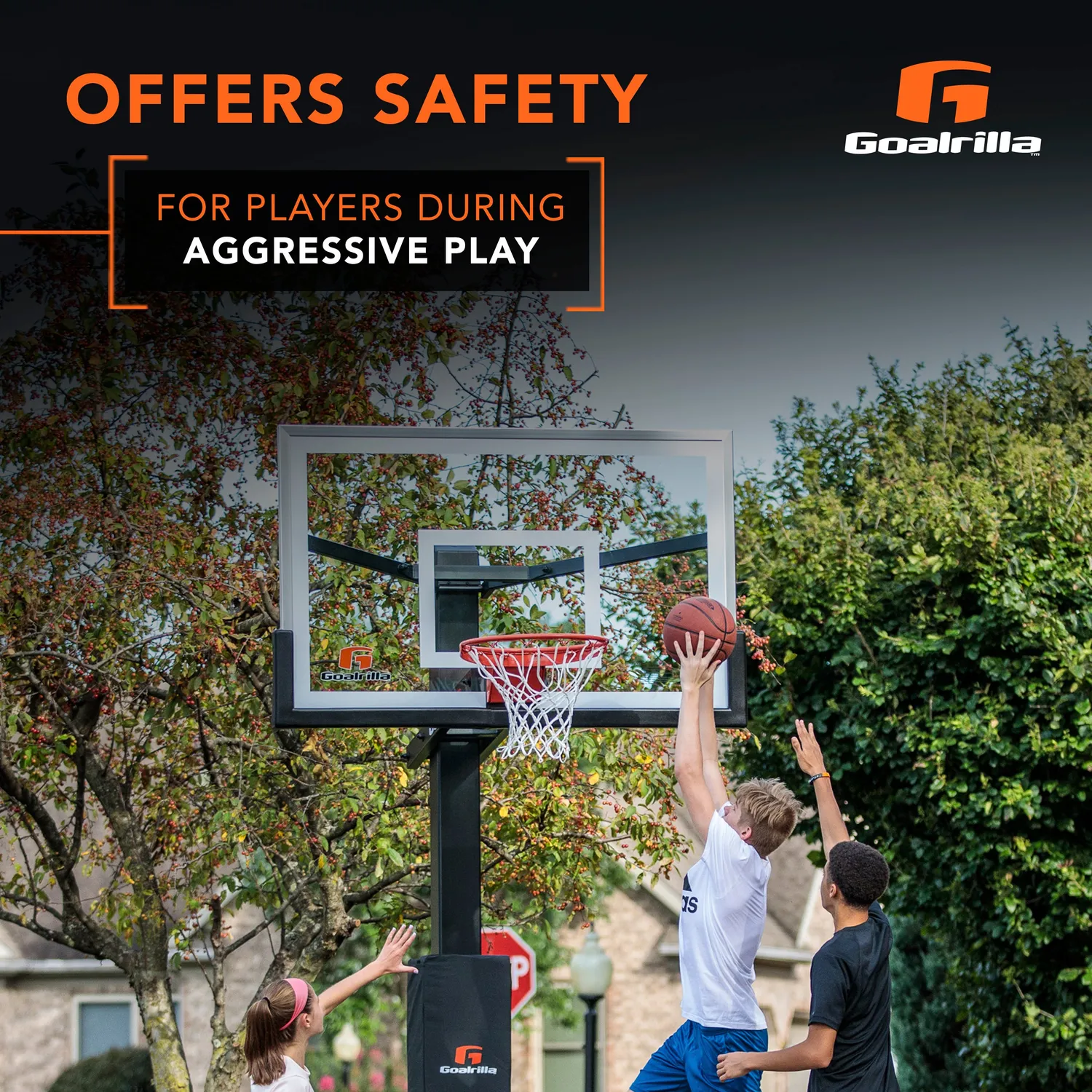 Goalrilla Deluxe protection poteau basket 5x5 pouces rembourrée
