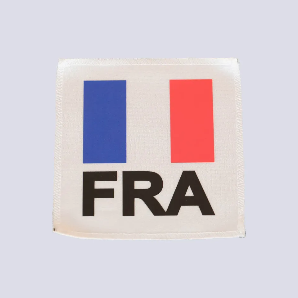 Prieur écussons FRA FIE 15x15 lot de 2 compétition