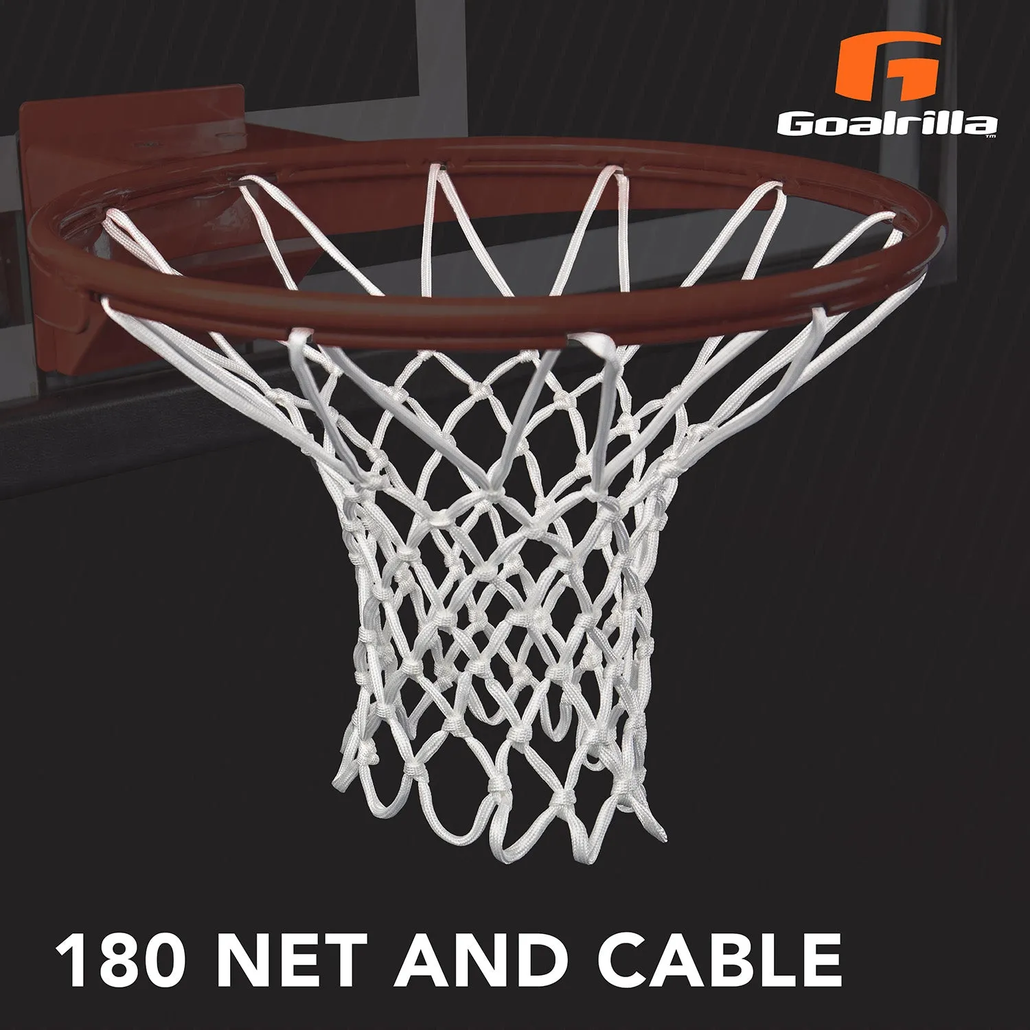 Goalrilla 180 filet basket + câble nylon UV extérieur