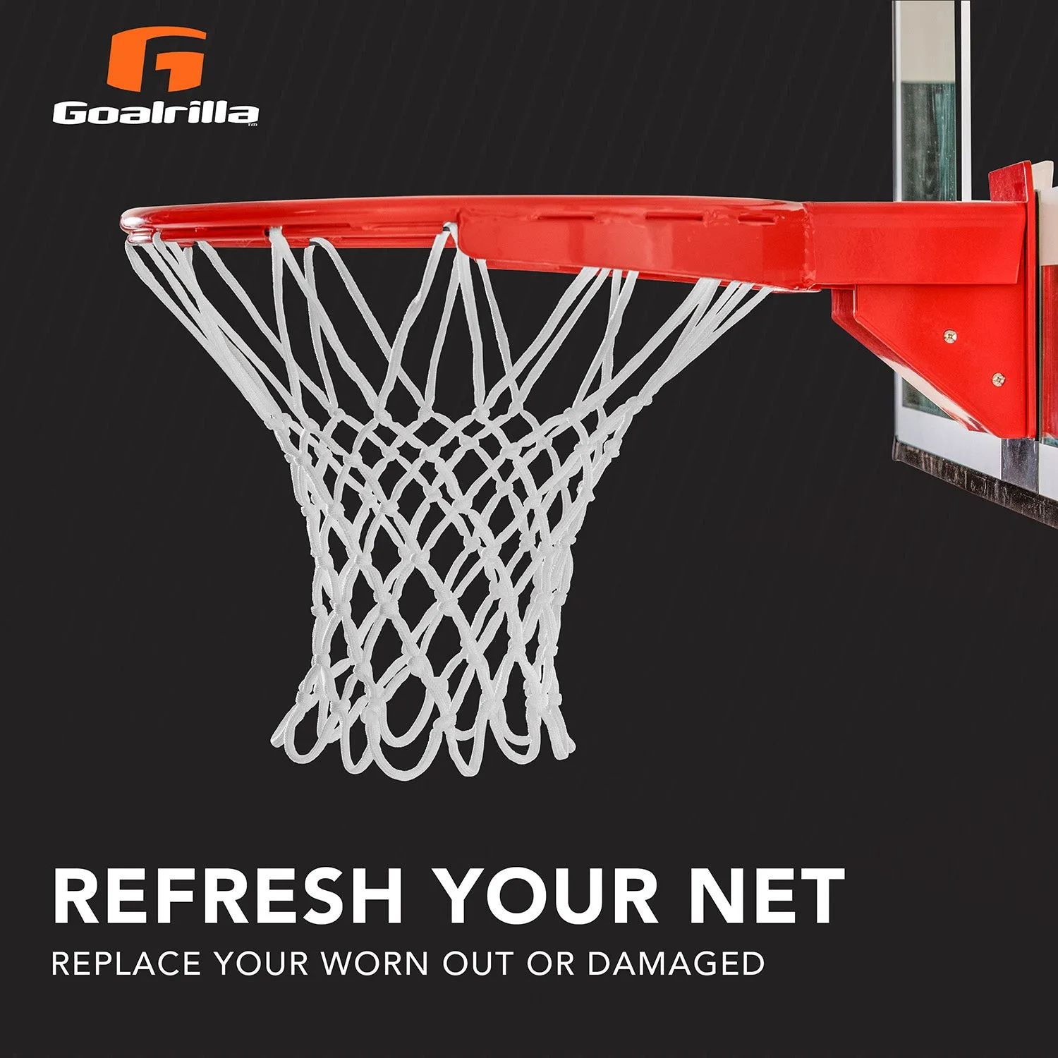 Goalrilla 180 filet basket + câble nylon UV extérieur