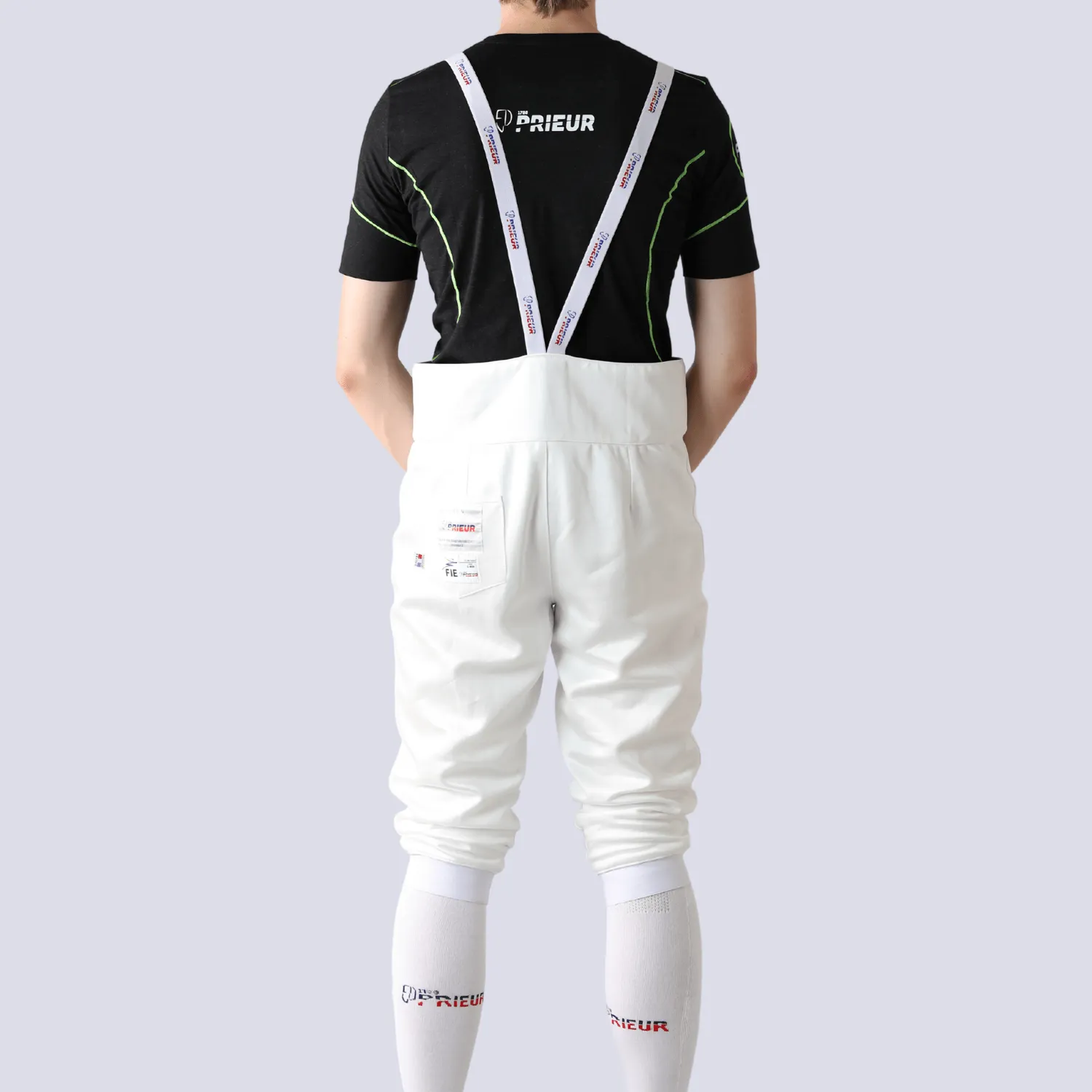 Prieur pantalon escrime homme 800N 3 armes bretelles