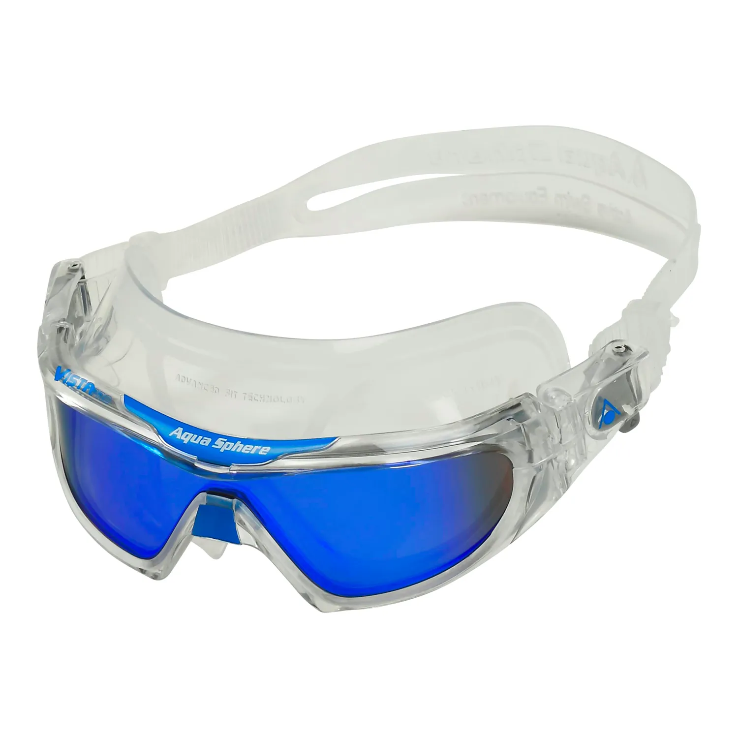 Aquasphere Vista Pro masque natation transparent miroir bleu