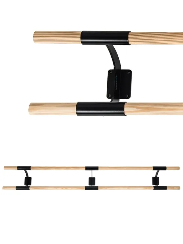 Dinamica Ballet Arabesque Double Black barre danse murale double noire
