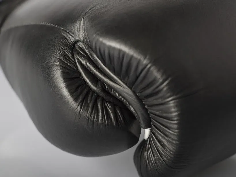 Paffen Sport Pro Klett gants de boxe cuir 16 oz noir