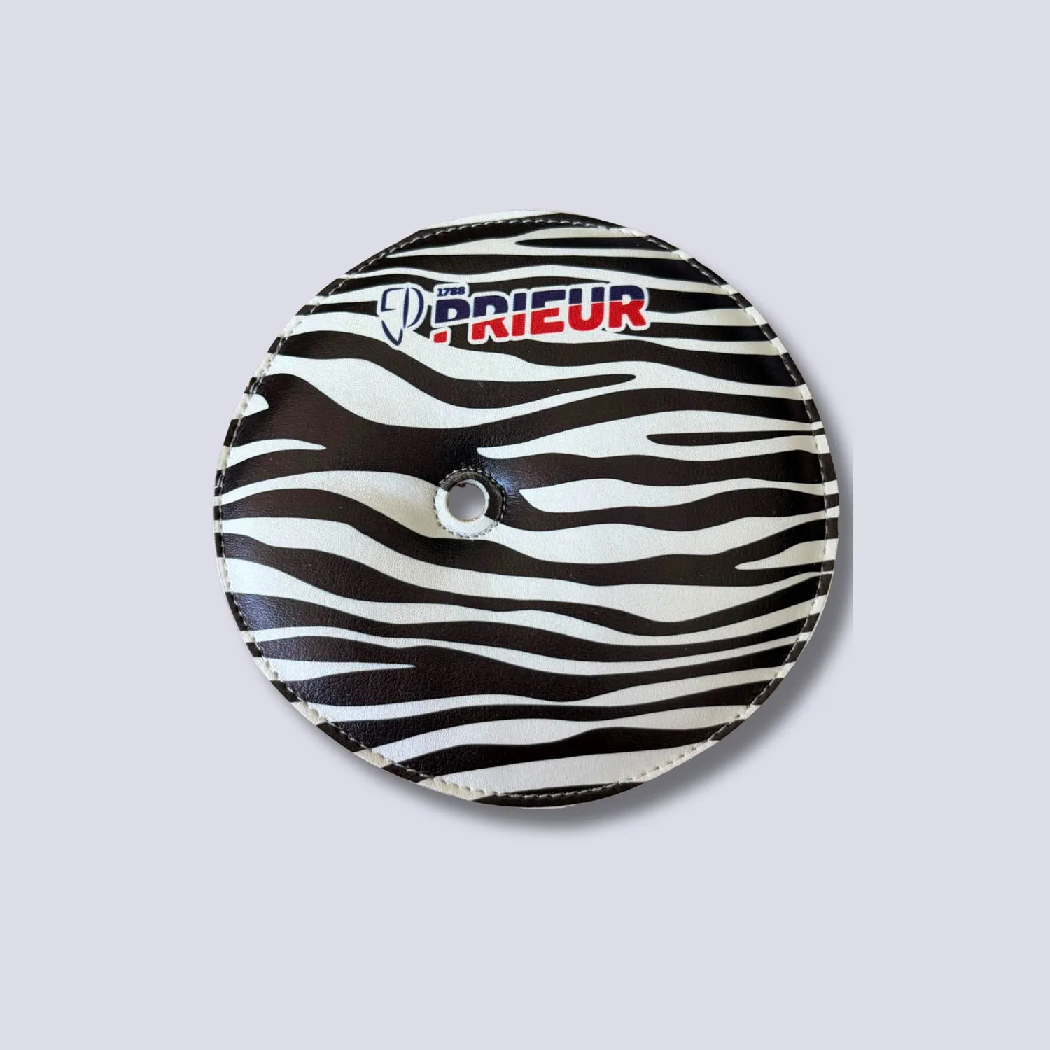 Prieur Zebre coussin escrime cuir matele zèbre