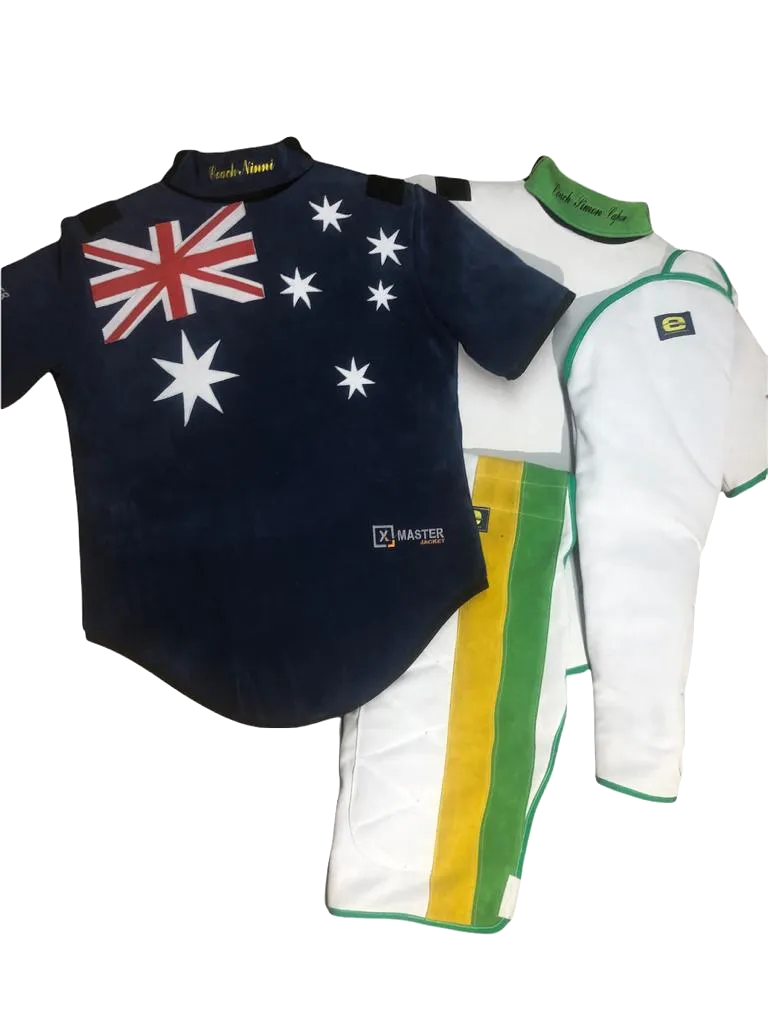 Eurofencing XMASTER veste maître escrime cuir manches courtes