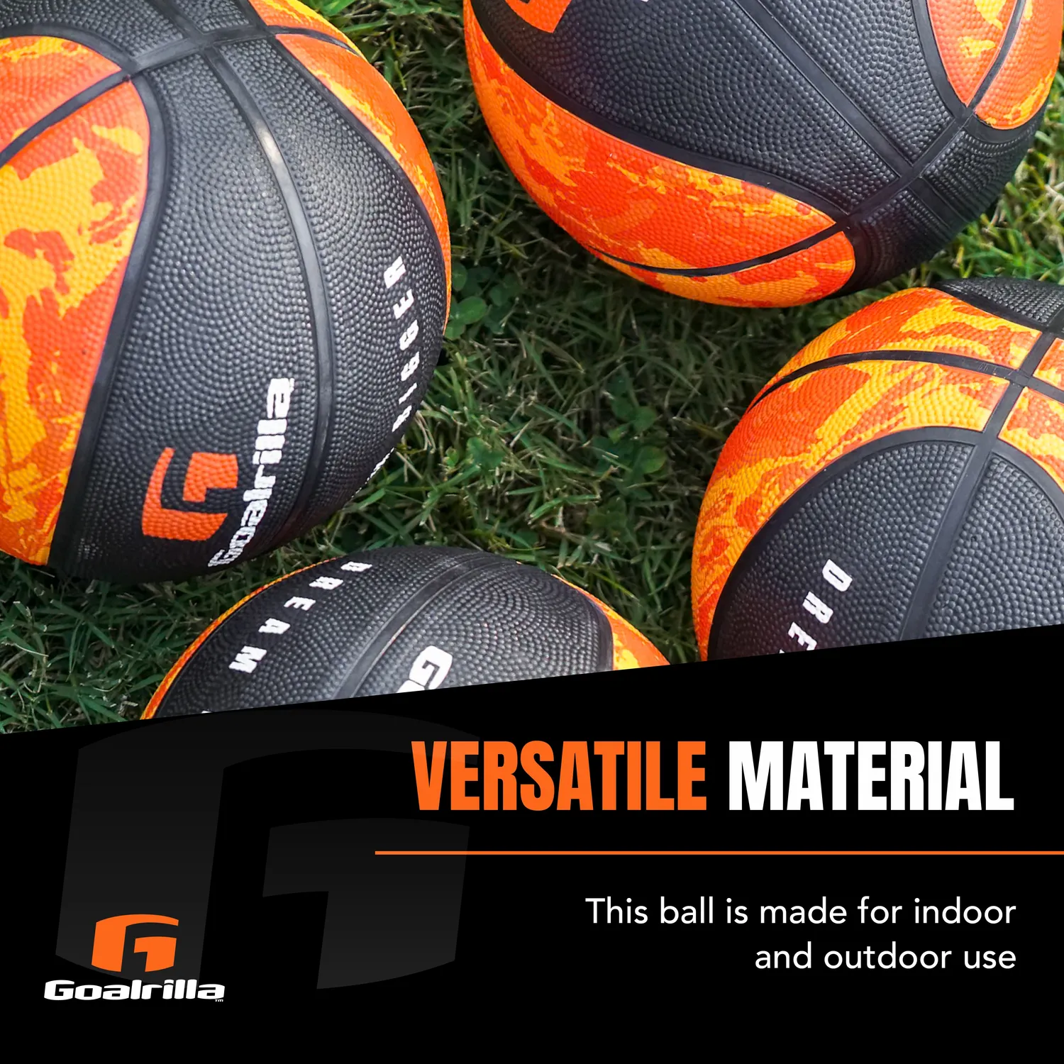 Goalrilla Dream Bigger ballon basket taille 7 caoutchouc 29,5 pouces