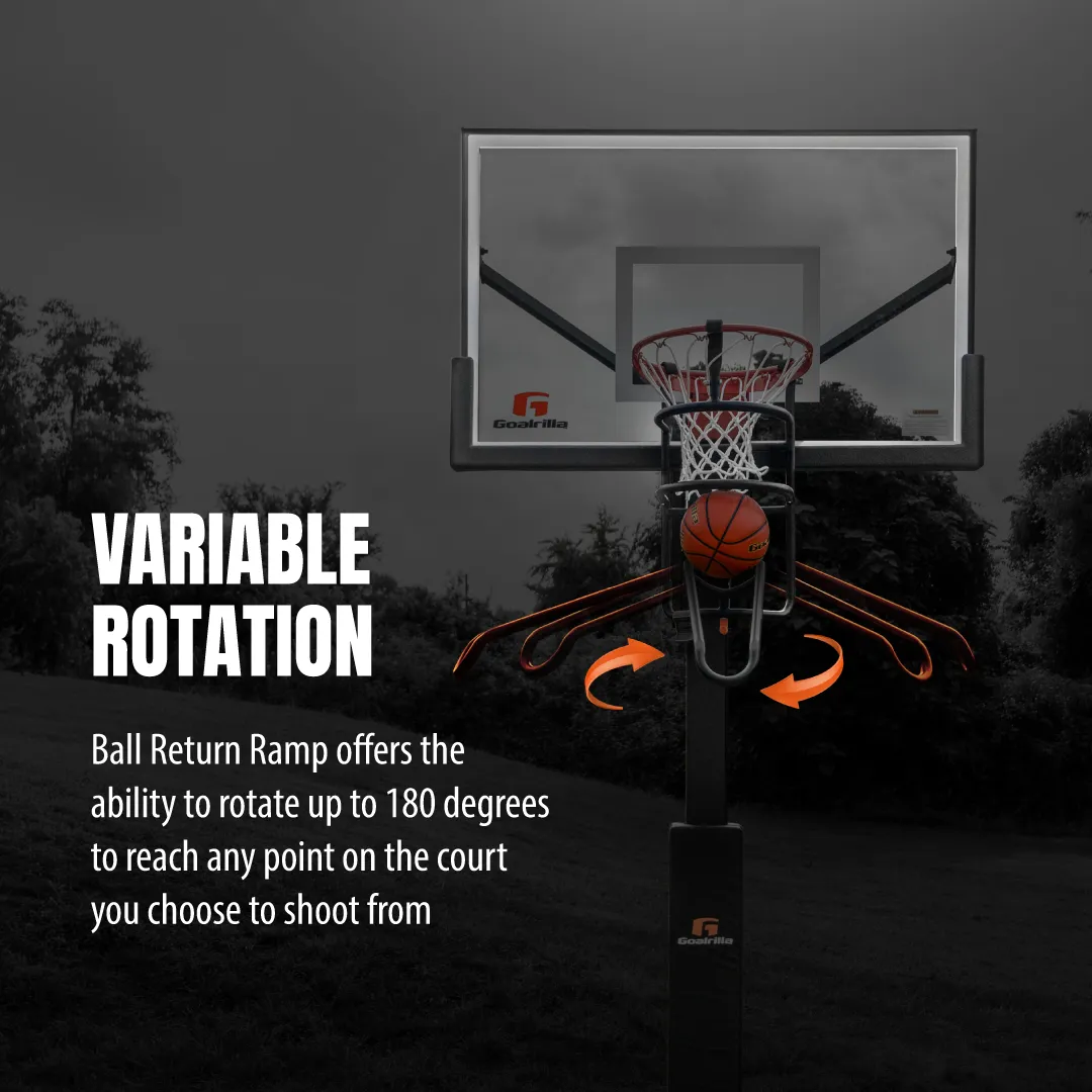 Goalrilla Ball Return rampe retour ballon basket acier