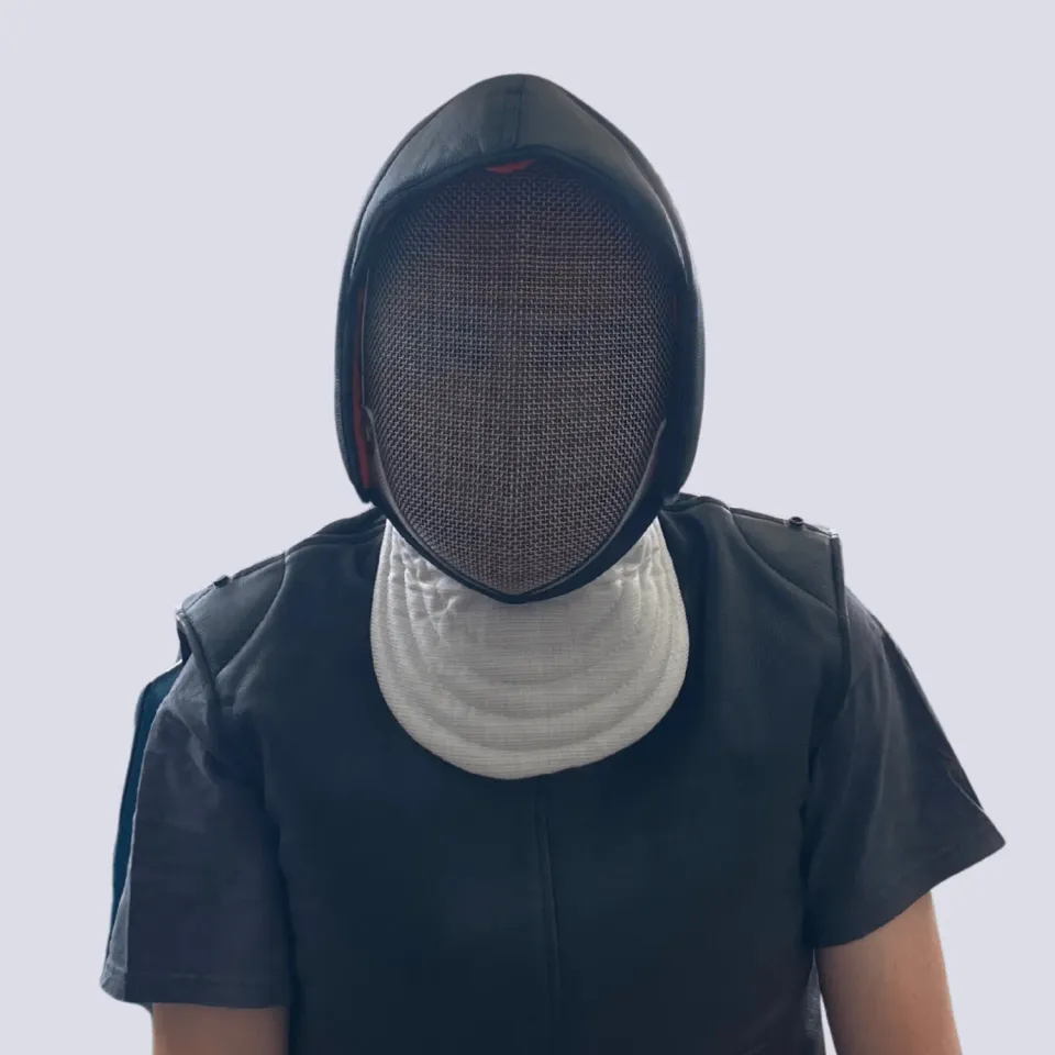 Prieur Protège Masque Cuir Maître d’Armes