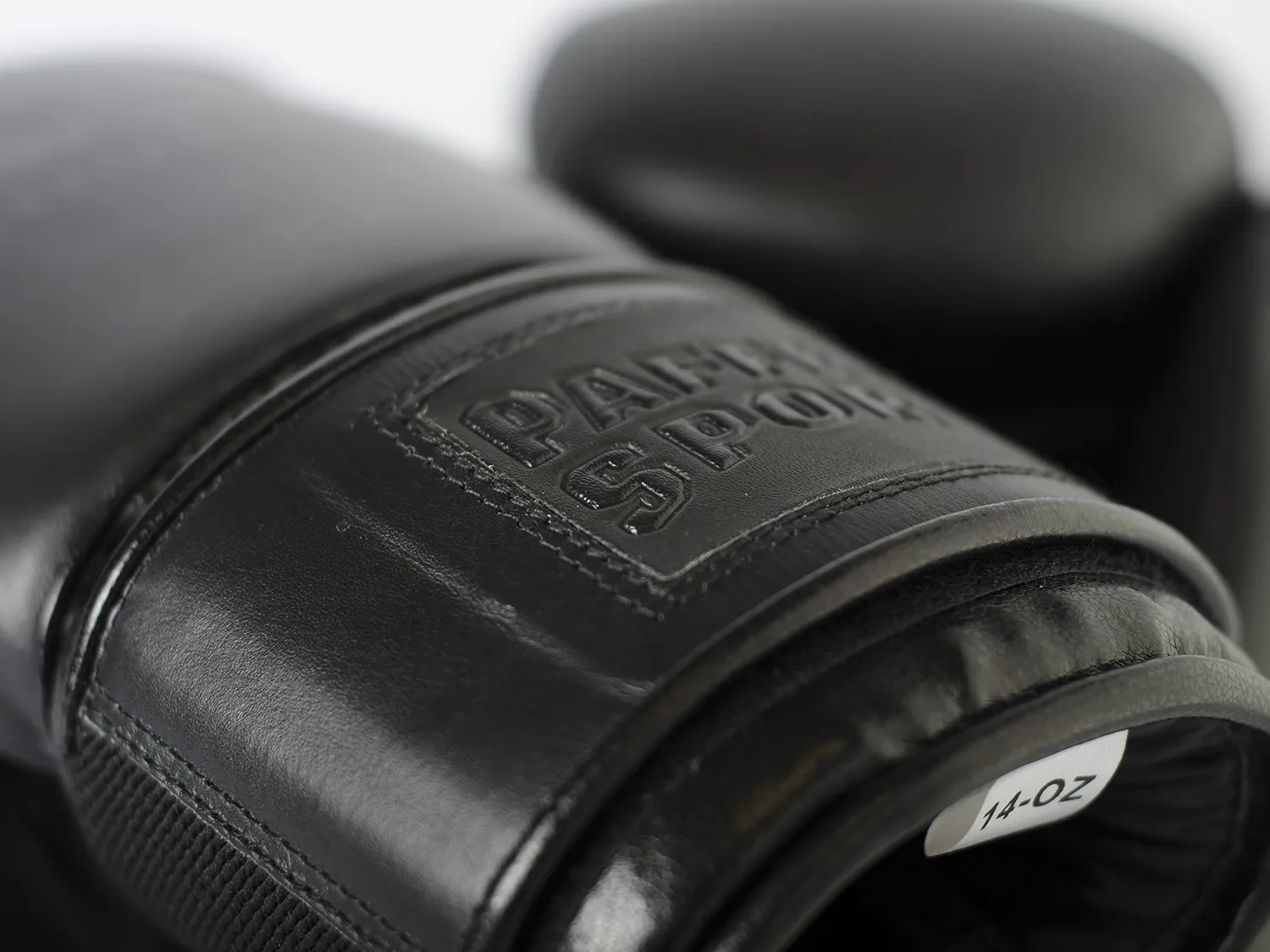Paffen Sport Black Logo gants de boxe 12 oz cuir sparring