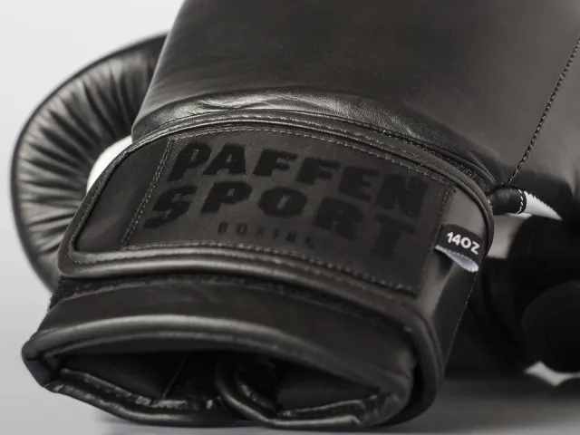 Paffen Sport Pro Klett gants de boxe cuir 16 oz noir