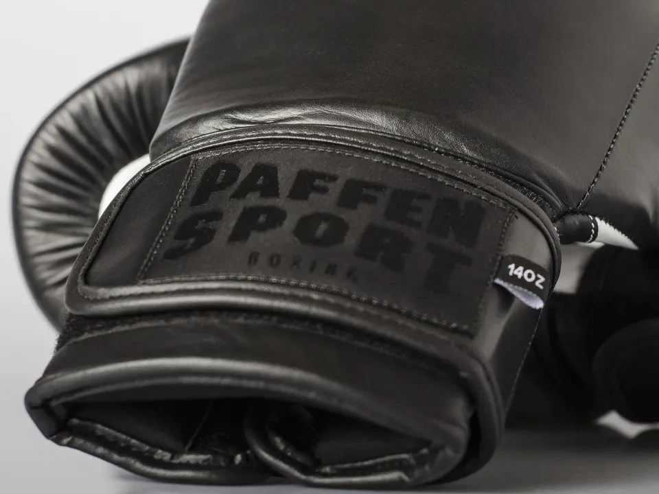 Paffen Sport Pro Klett gants de boxe cuir 16 oz noir