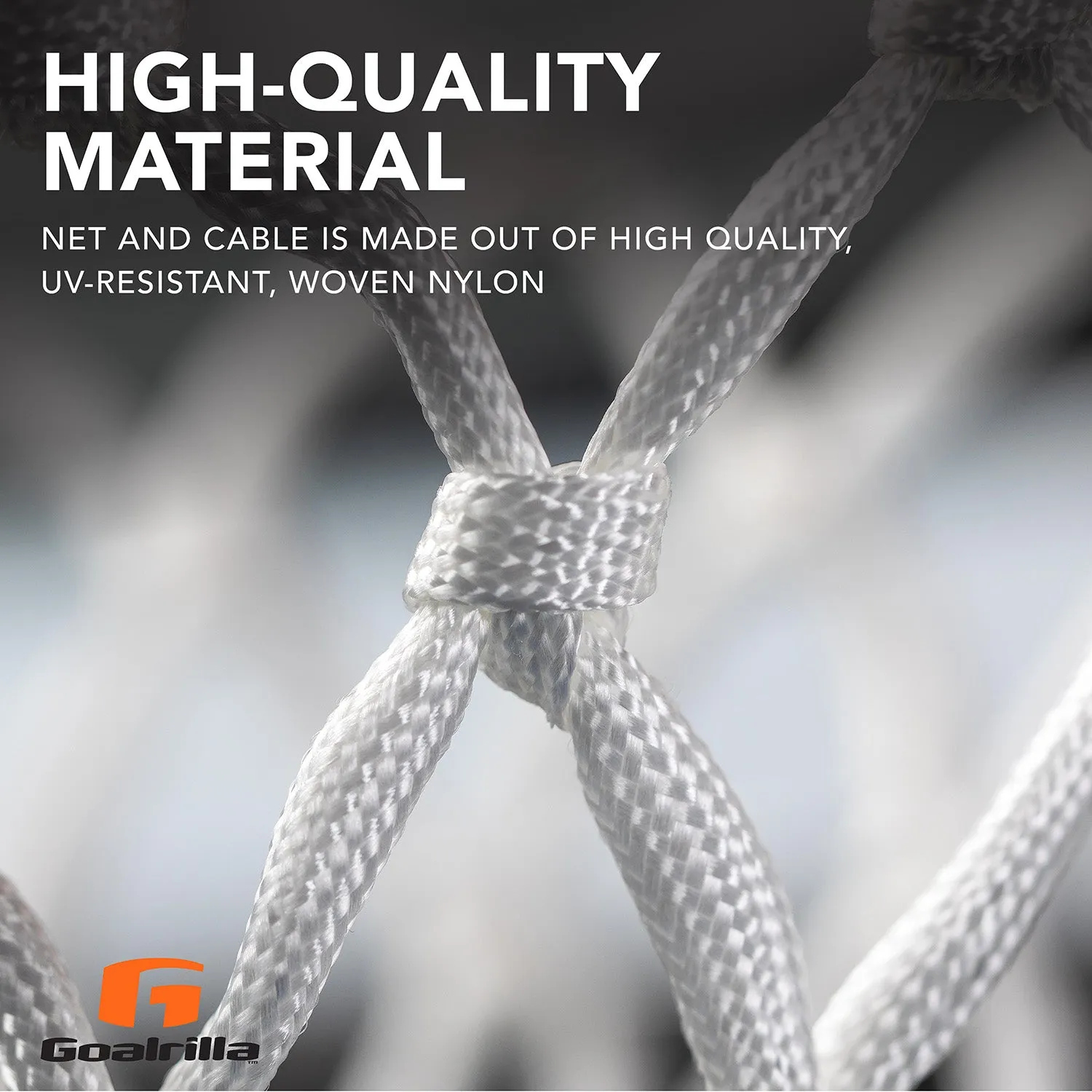 Goalrilla 180 filet basket + câble nylon UV extérieur