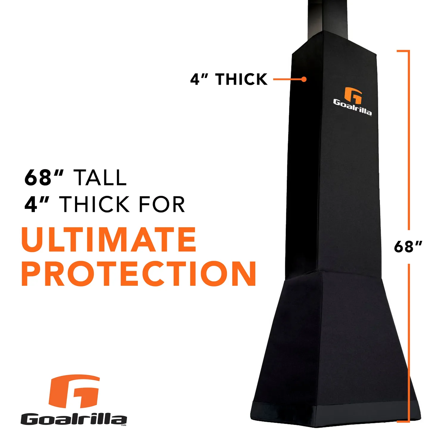 Goalrilla Deluxe protection poteau basket 5x5 pouces rembourrée