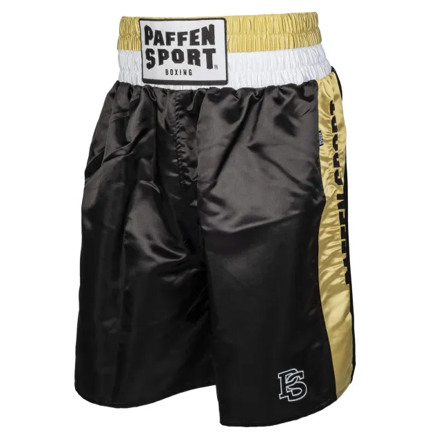 Paffen Sport Pro Mexican short de boxe S noir or compétition