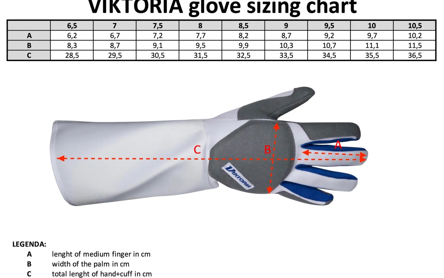 Eurofencing Viktoria gant escrime x3 alcantara