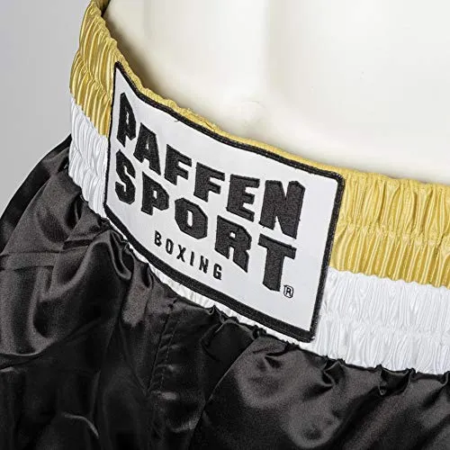 Paffen Sport Pro Mexican short de boxe S noir or compétition