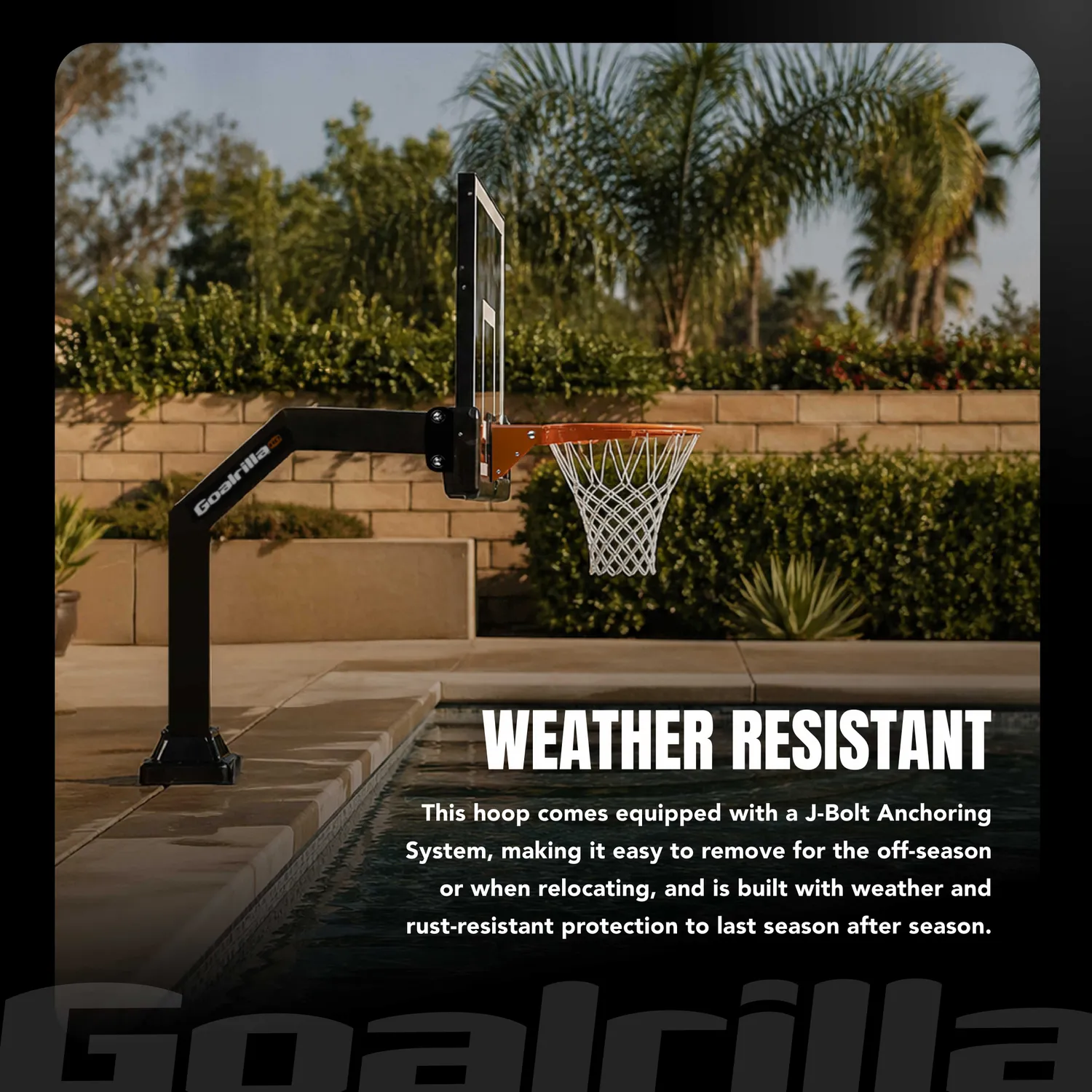 Goalrilla Hydro Dunk panier basket piscine scellé 42 pouces