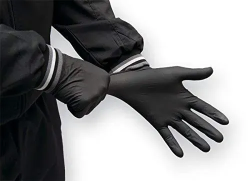 Paffen Sport Cutman gants jetables noirs ambidextres