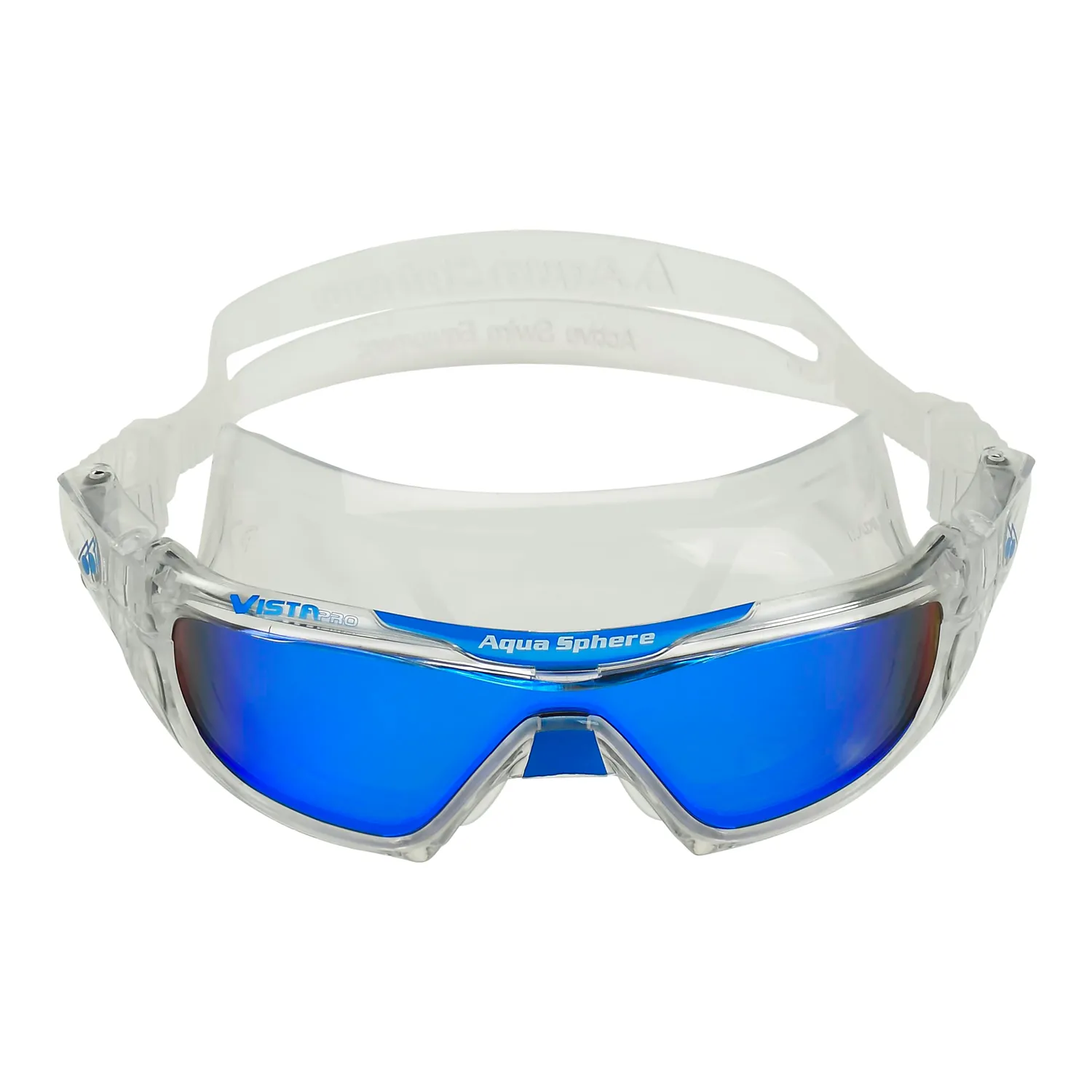 Aquasphere Vista Pro masque natation transparent miroir bleu